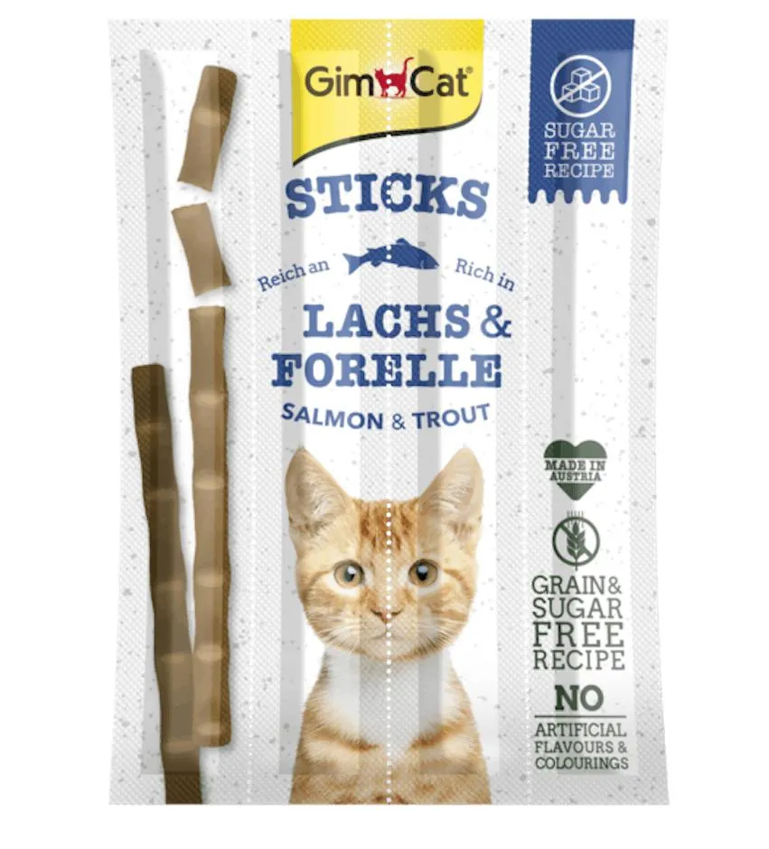 GimCat sticks zalm & forel 4 st