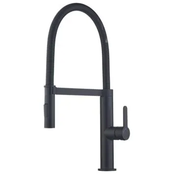 Atlantic keukenkraan Hunter zwart uittrekbaar