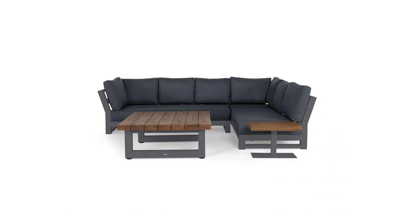 Nevada loungeset 6 personen - Hoekopstelling