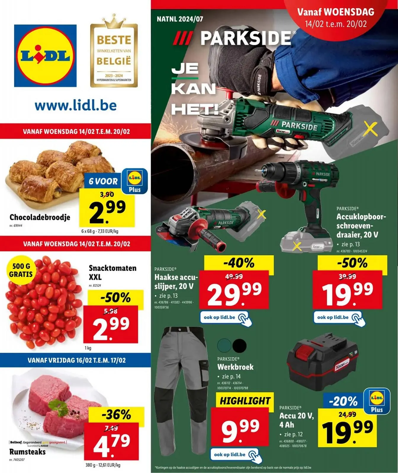 Lidl folder tot 20.02.2024 van 19 februari tot 20 februari 2024 - folder pagina 