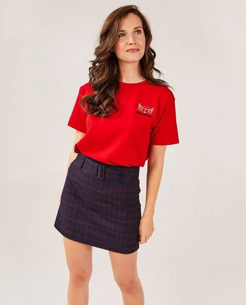 T-shirt met borduursel