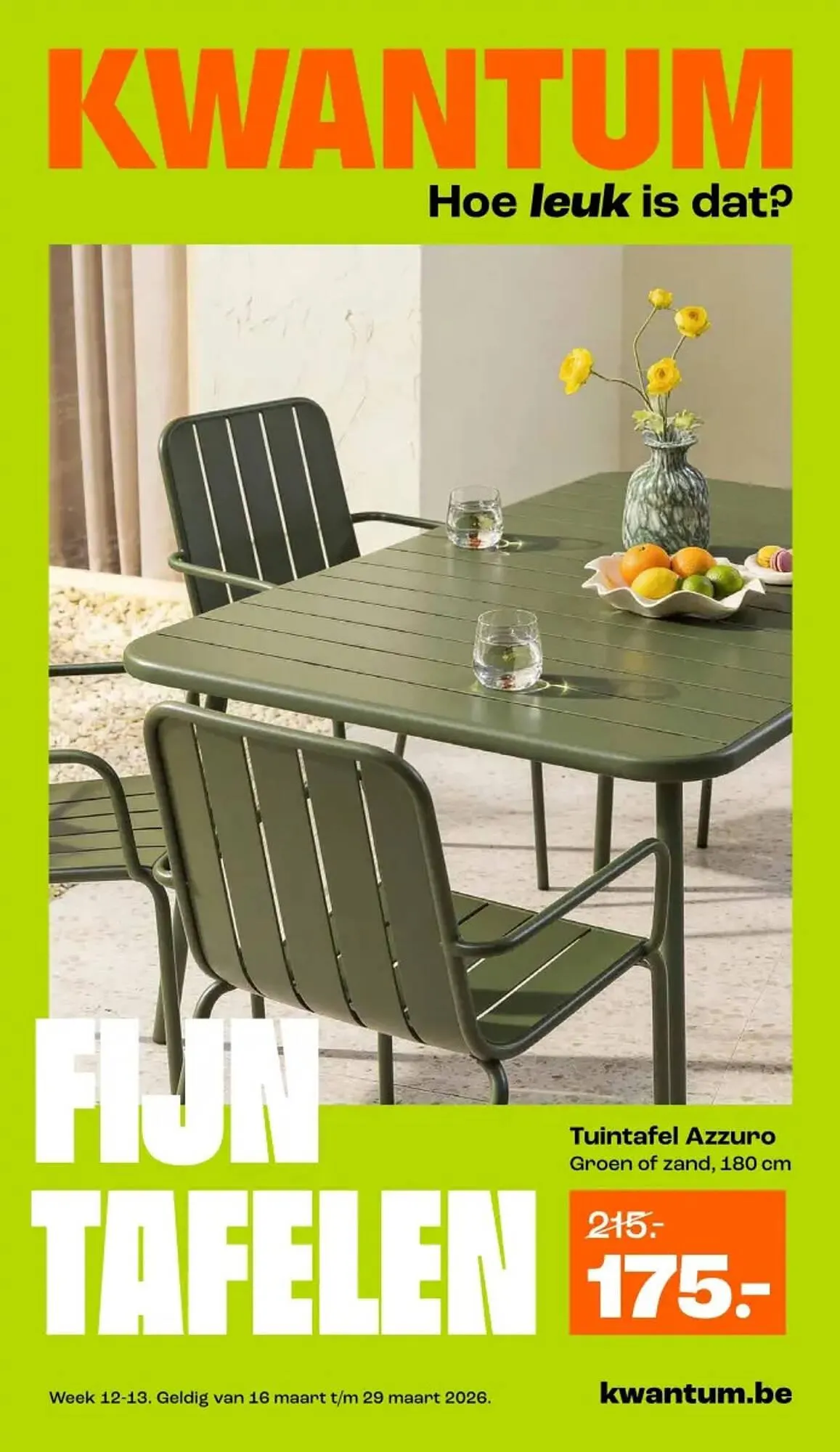 Kwantum folder van 16 maart tot 29 maart 2026 - folder pagina 1