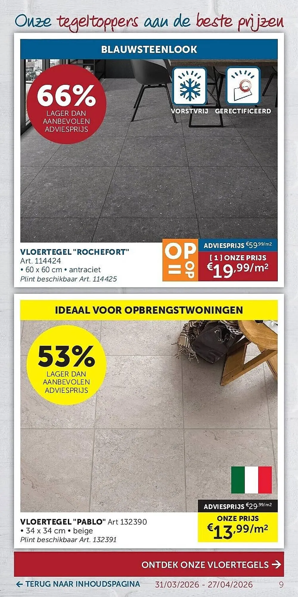 Zelfbouwmarkt folder van 31 maart tot 27 april 2026 - folder pagina 9