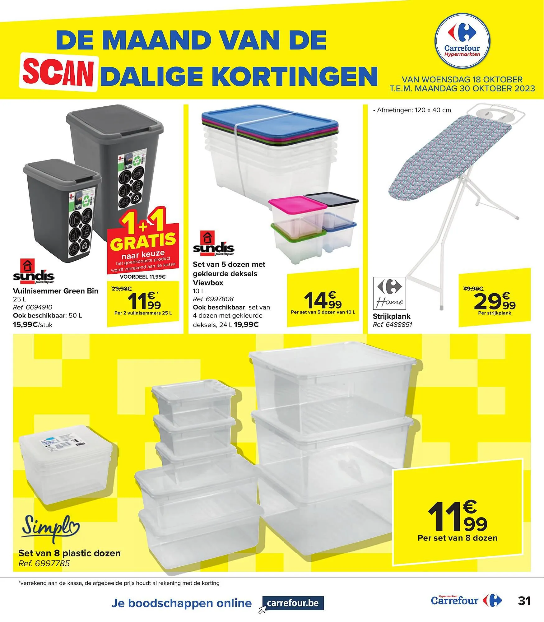 Hyper Carrefour Folder van 19 oktober tot 19 oktober 2023 - folder pagina 26