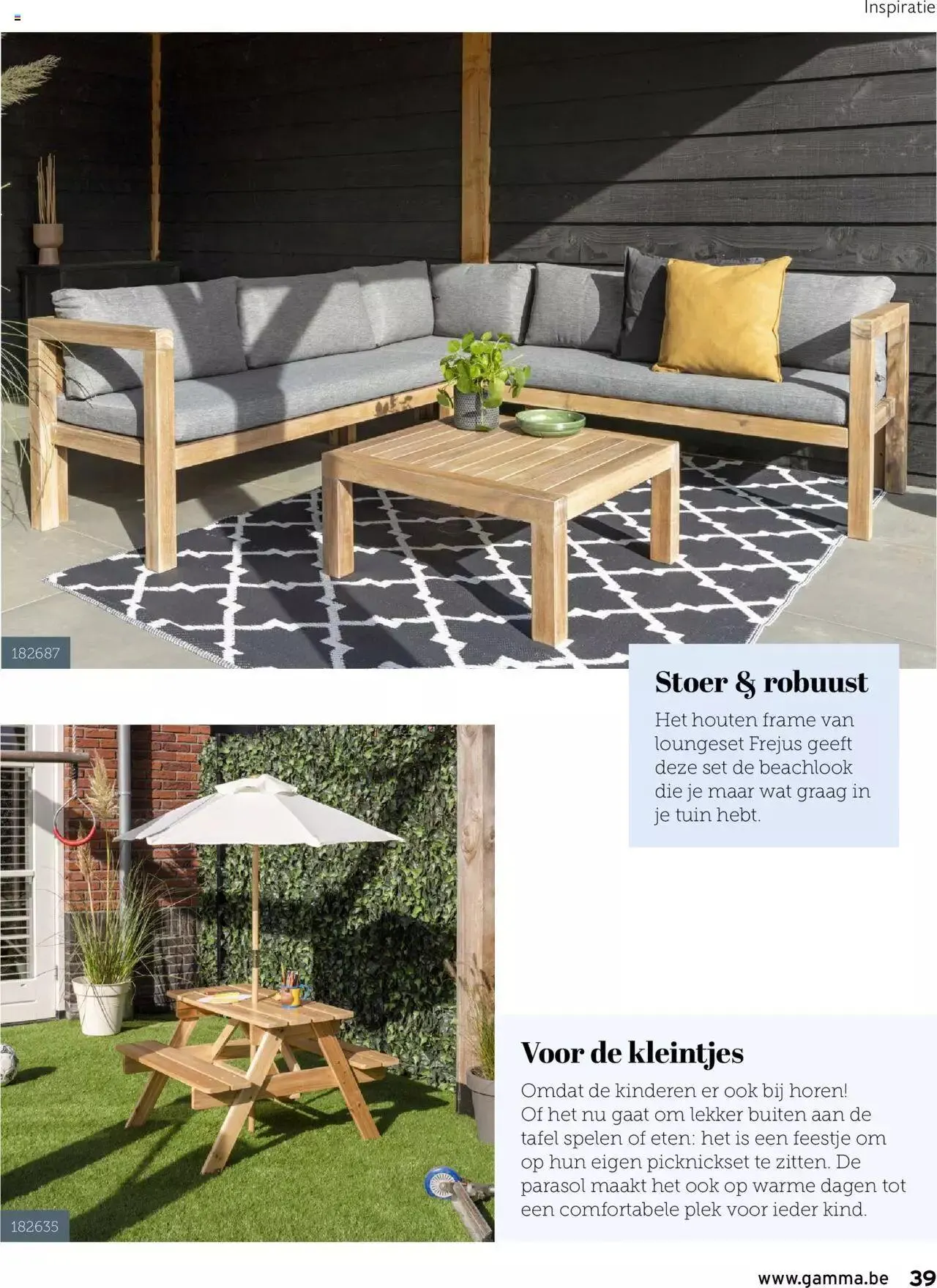 GAMMA tuinmagazine 2022 van 22 maart tot 31 december 2023 - folder pagina 39