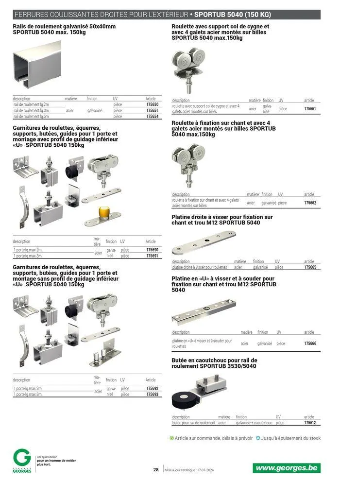 Schuifbeslag voor binnen- en buitendeuren van 2 februari tot 2 februari 2025 - folder pagina 28
