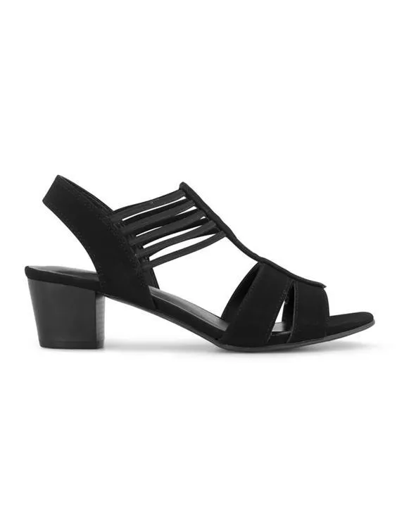 Zwarte sandalette