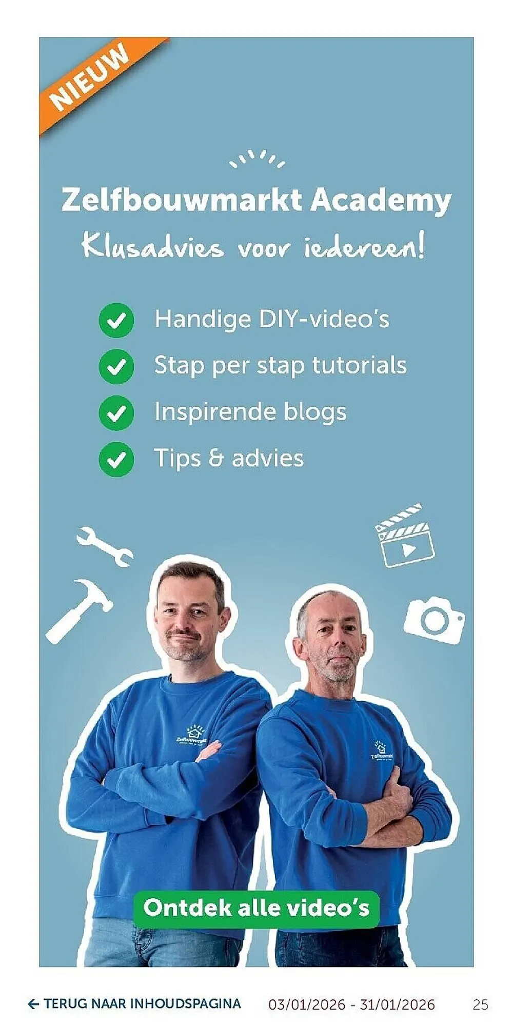 Zelfbouwmarkt folder van 3 januari tot 31 januari 2026 - folder pagina 25