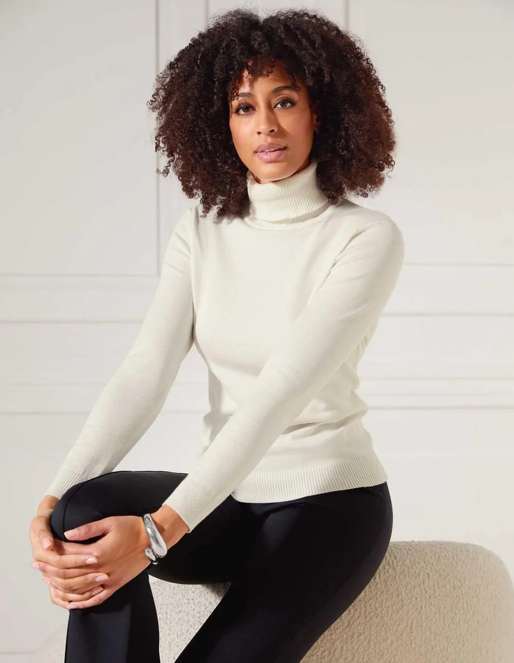 Tricot trui van stretchviscose