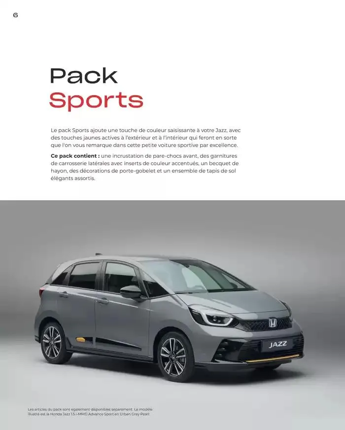 Honda Jazz e:HEV Accessoires van 14 oktober tot 14 oktober 2025 - folder pagina 8