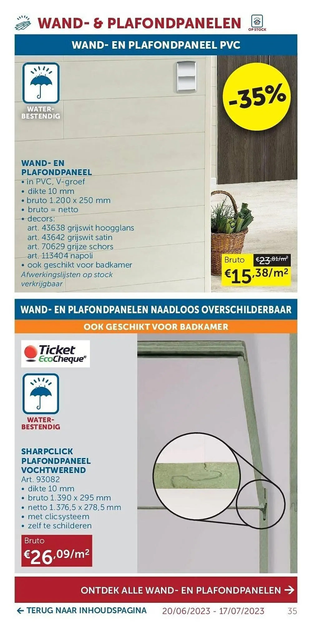 Zelfbouwmarkt folder van 20 juni tot 17 juli 2023 - folder pagina 35