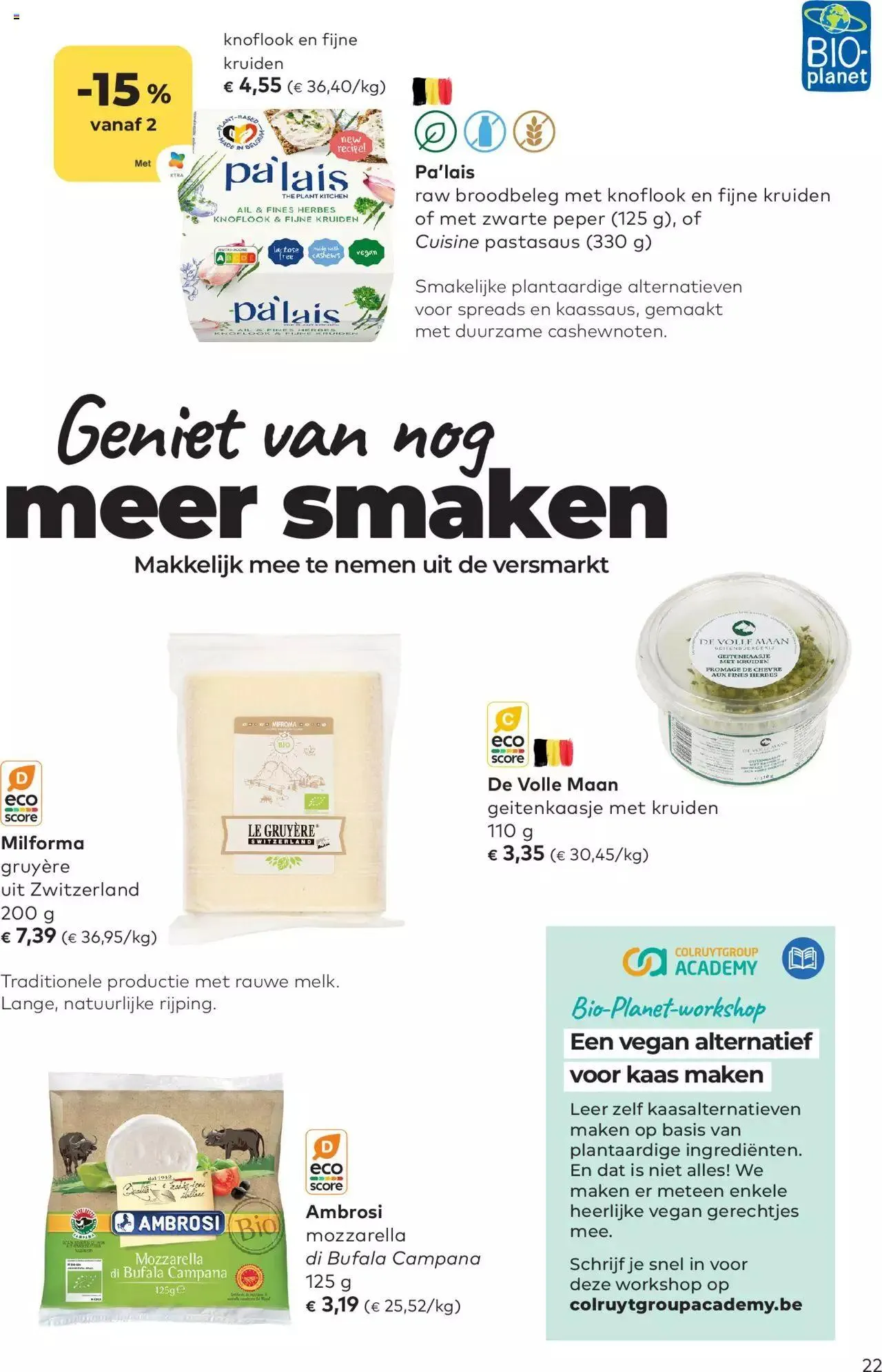 BioPlanet folder van 25 april tot 31 december 2023 - folder pagina 22