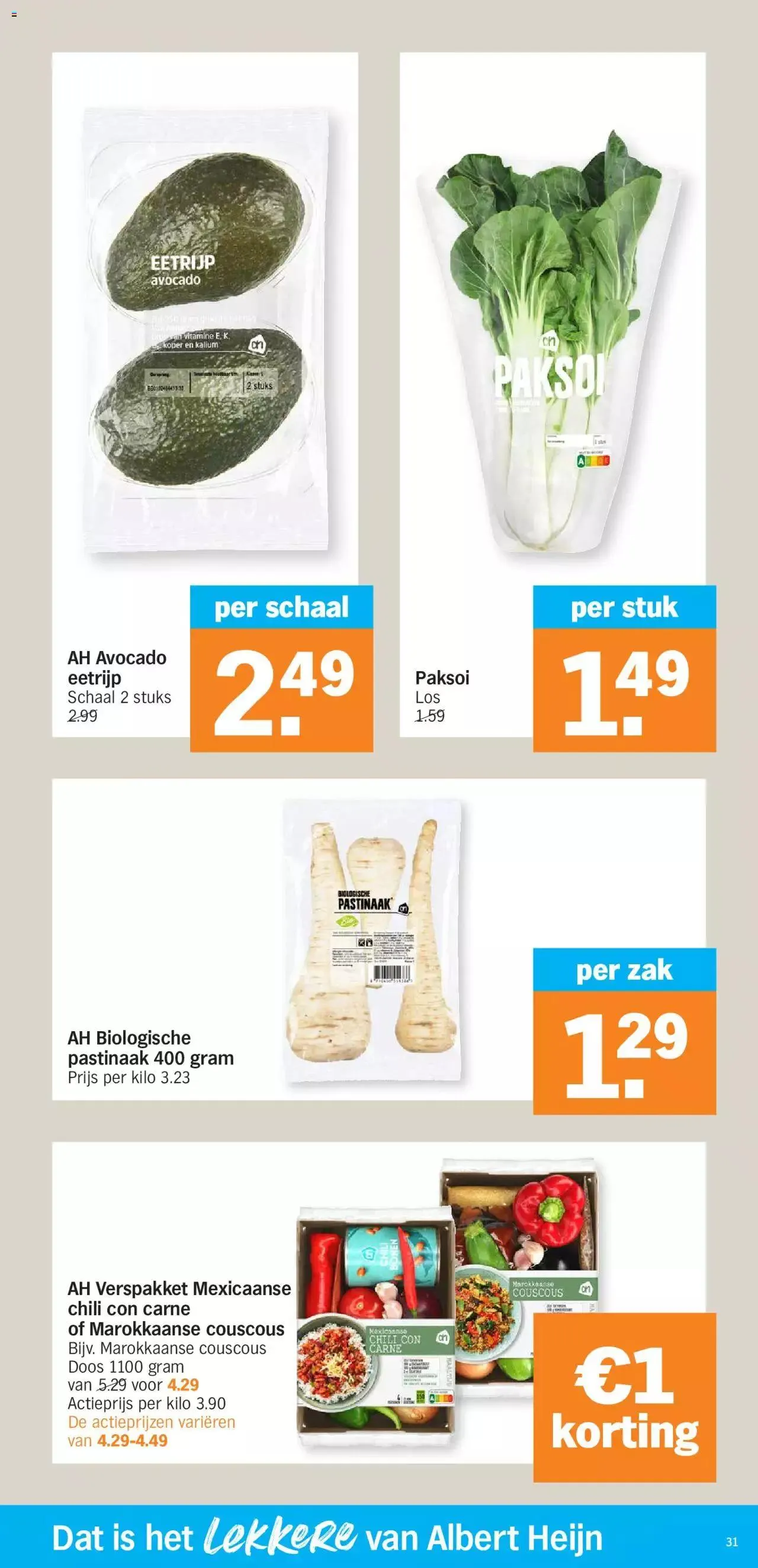 Albert Heijn folder week / de la semaine 05 van 5 februari tot 31 december 2023 - folder pagina 31