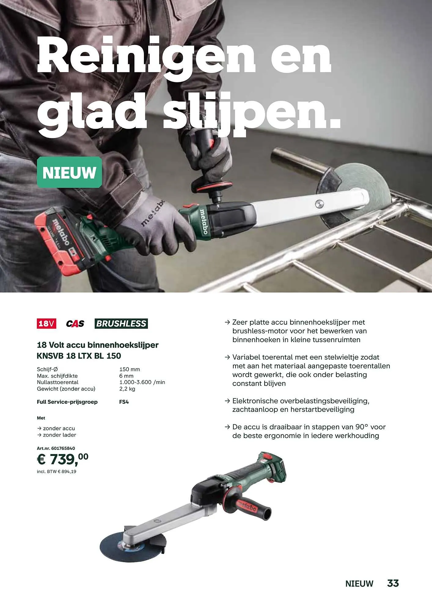 Metabo folder van 17 september tot 31 maart 2026 - folder pagina 33