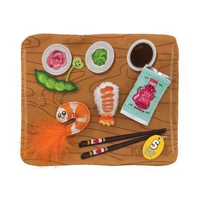 Lot de jouets KONG Pull-A-Partz Sushi pour chat