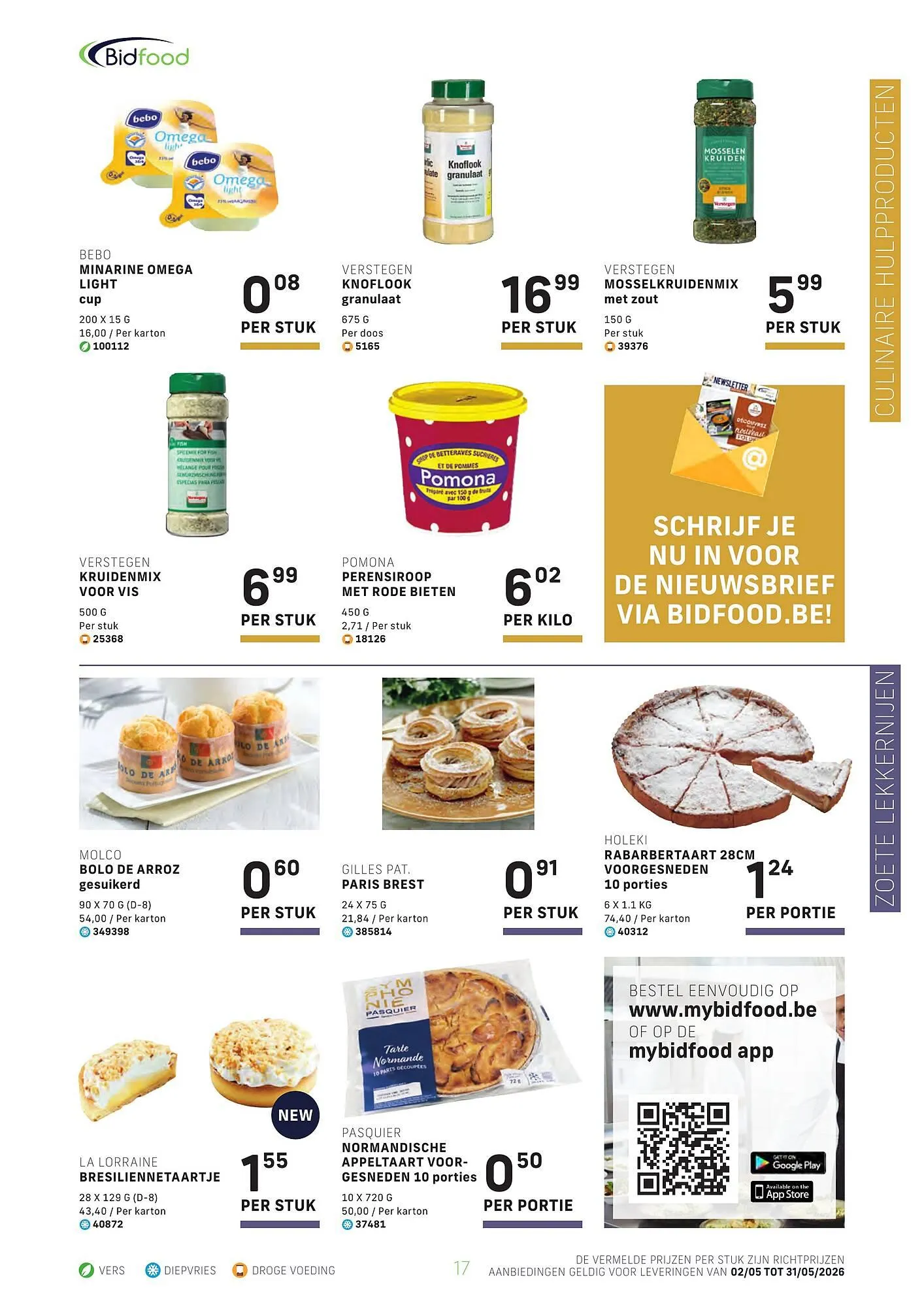 Bidfood folder van 2 mei tot 31 mei 2026 - folder pagina 17