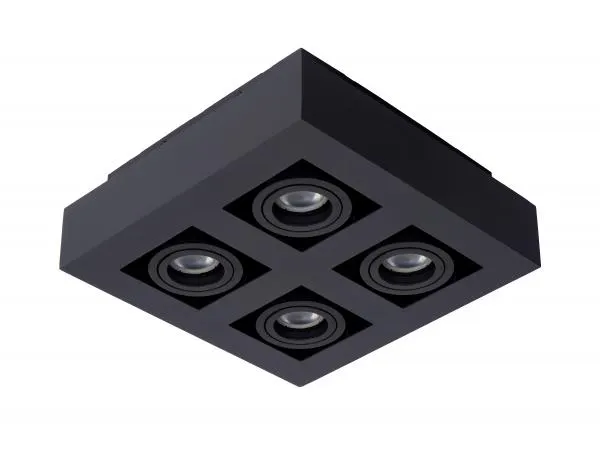 Spot XIRAX 4 spots - Zwart