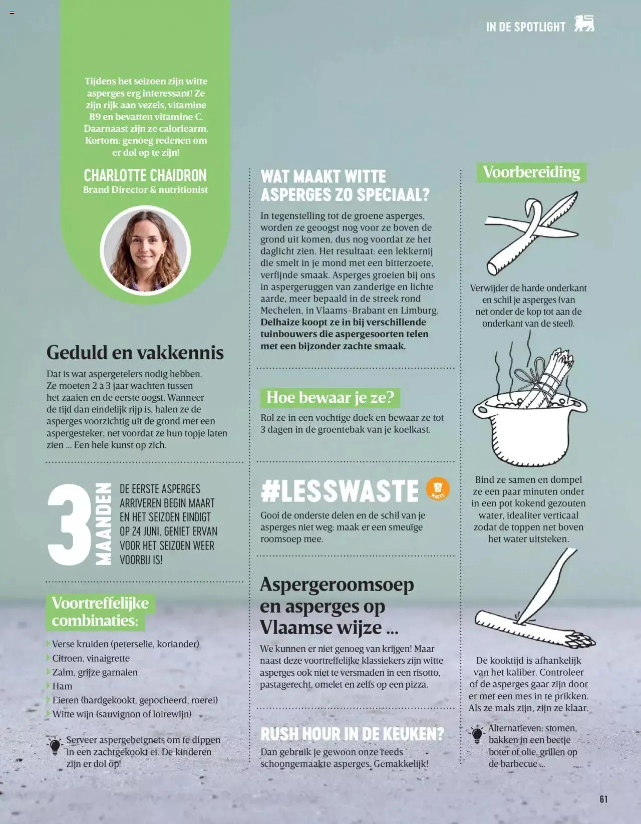 Delhaize Magazine N°69 NL van 31 mei tot 31 december 2023 - folder pagina 61