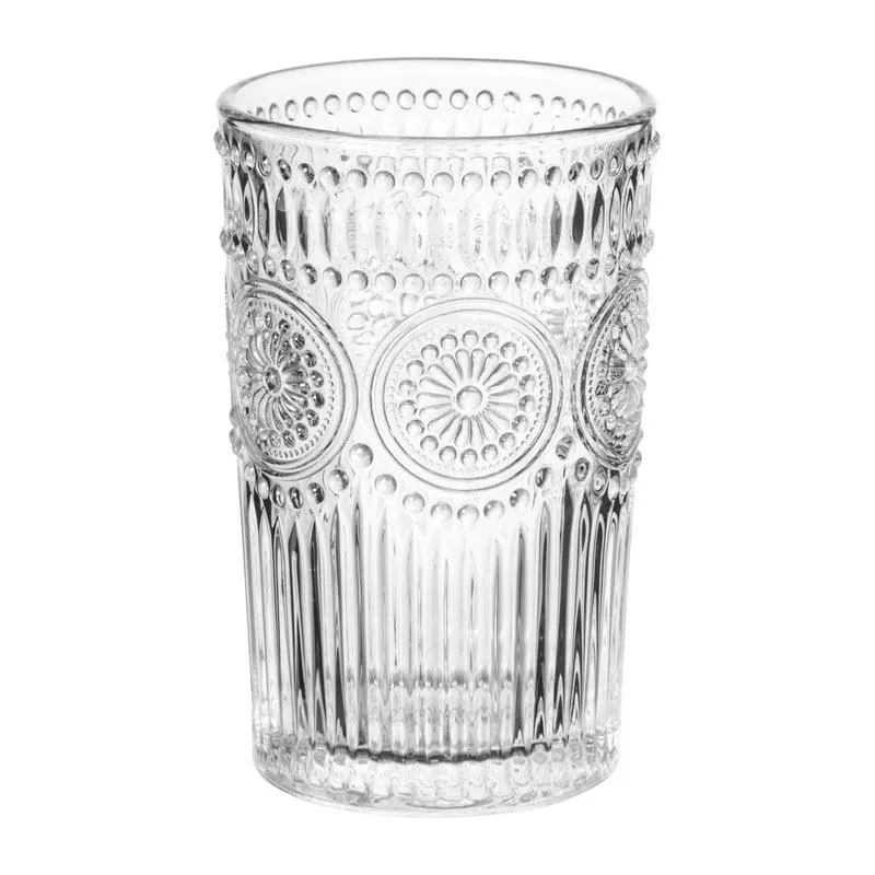 Longdrinkglas romantic - transparant - 300 ml