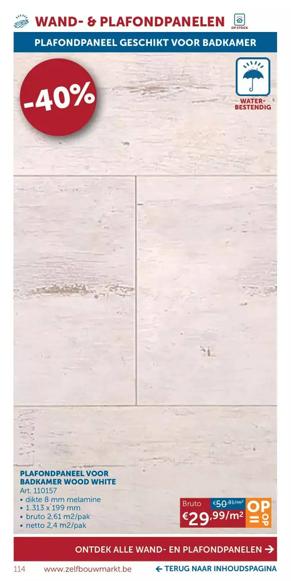 Zelfbouwmarkt folder van 18 juli tot 14 augustus 2023 - folder pagina 114