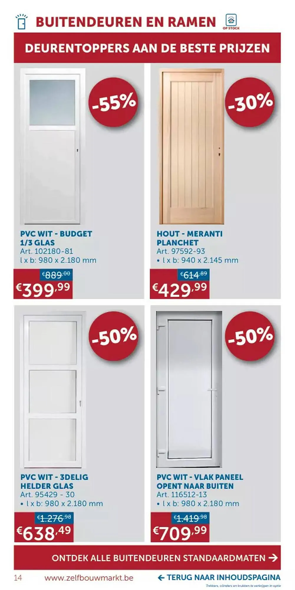 Zelfbouwmarkt folder van 15 augustus tot 18 september 2023 - folder pagina 14