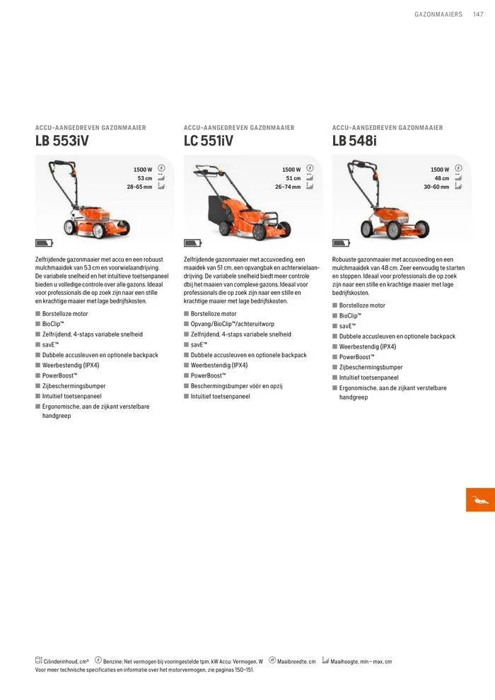 Professionele Producten 2024 van 3 april tot 31 december 2024 - folder pagina 147