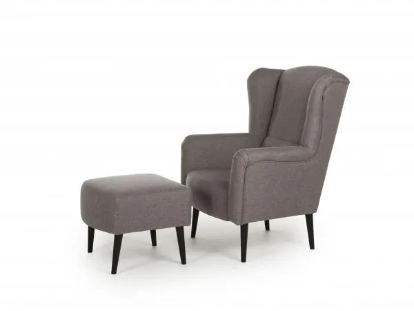 RICHTER YOUNG DESIGN Fauteuil en voetbank IBIZA - Inari Taupe