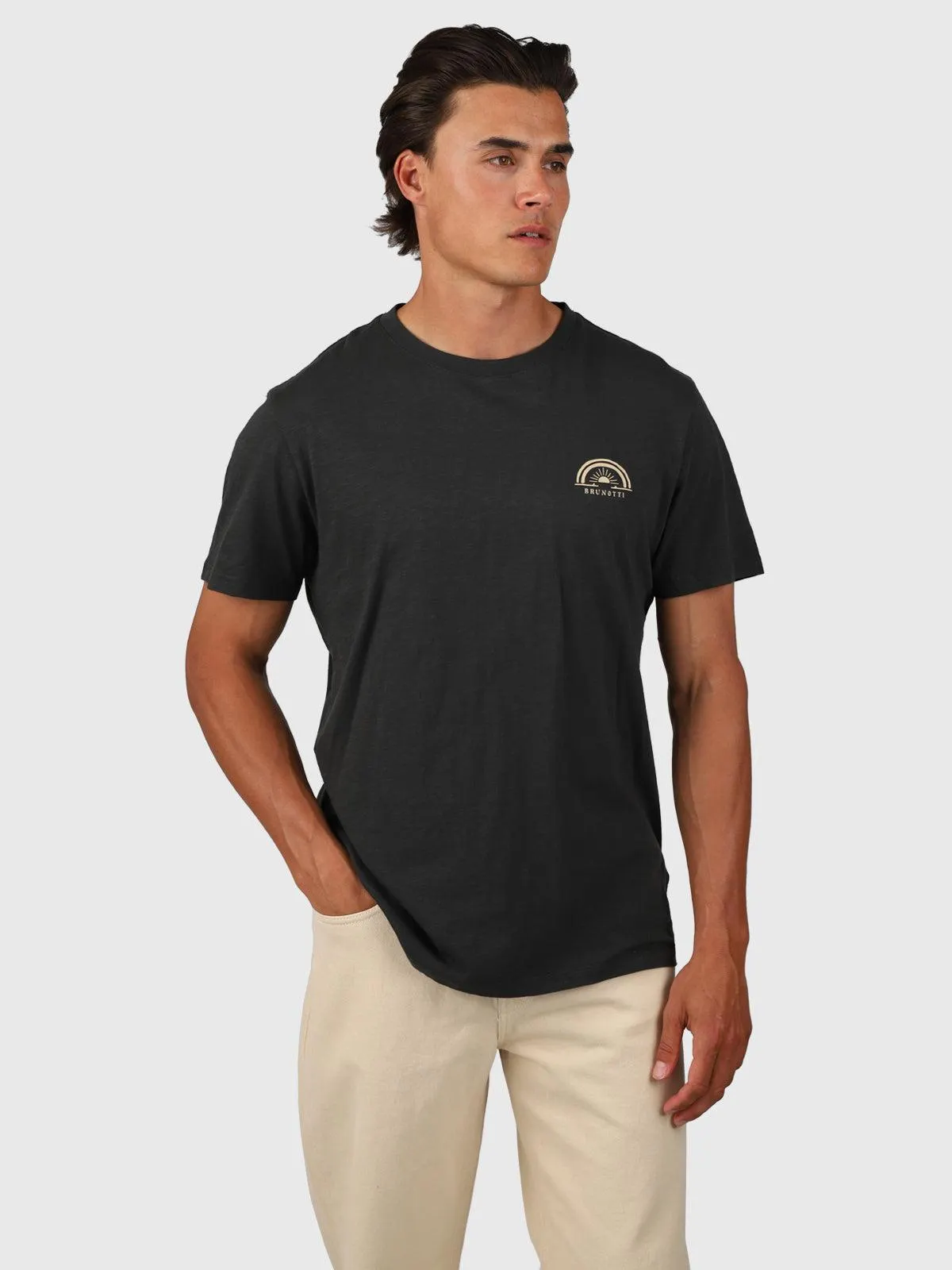 Whiterly Men T-shirt | Pirate Black