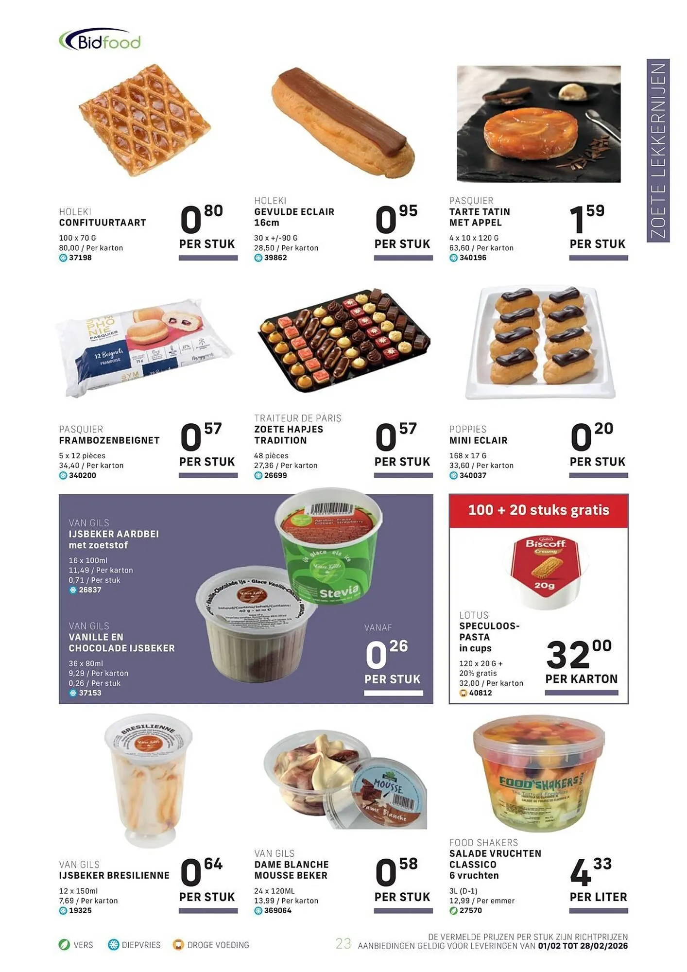Bidfood folder van 2 februari tot 28 februari 2026 - folder pagina 23