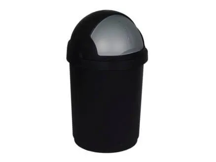 Curver Bullet Bin vuilbak retro 50l antraciet