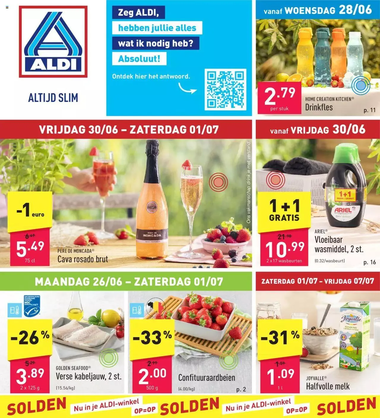 Aldi folder week 26 van 2 juli tot 31 december 2023 - folder pagina 1