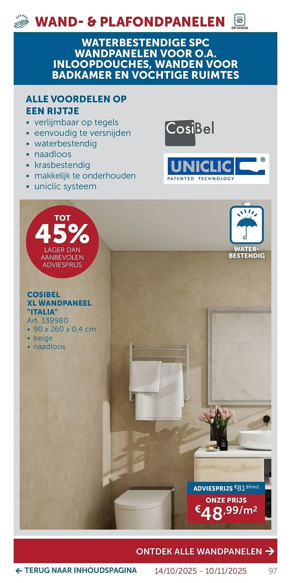 Zelfbouwmarkt folder van 14 oktober tot 10 november 2025 - folder pagina 97