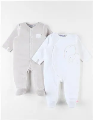 Pyjama Noukie's (2 stuks) - beige