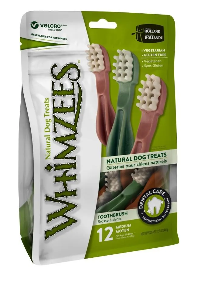 WHIMZEES TANDENBORSTEL STAR 12ST - M - 11,4CM