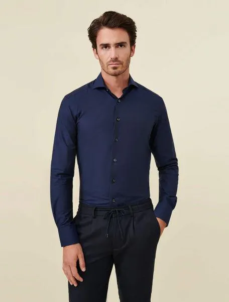 Angelo Overhemd Donkerblauw