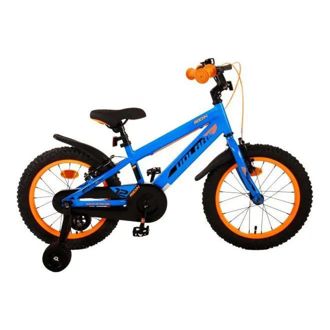 Volare Rocky Kinderfiets - Jongens - 16 inch - Blauw - Twee handremmen