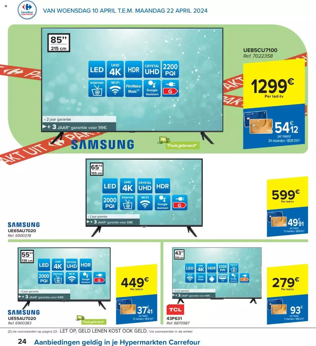 Carrefour folder week 15/16 van 22 april tot 31 december 2024 - folder pagina 24