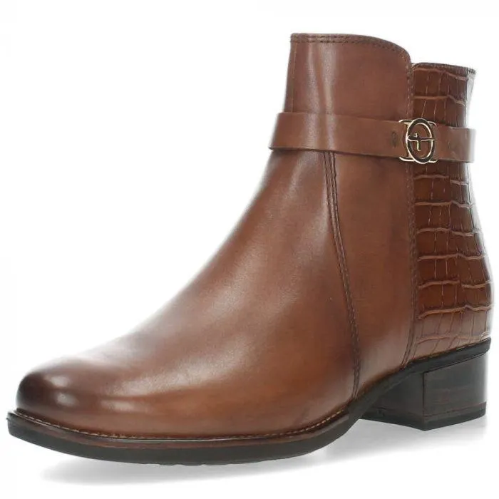 Tamaris Cognac enkellaarzen