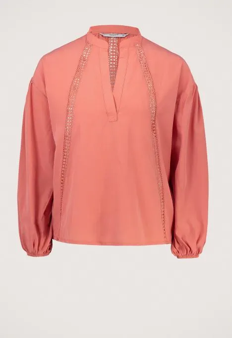 Top Lace Accent Blouse