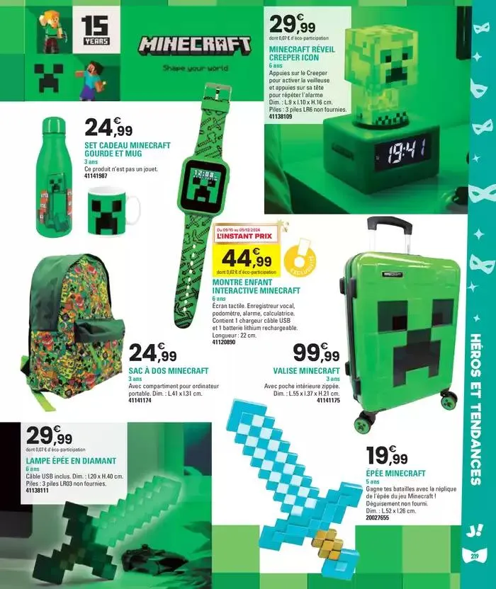 Jouez À L'infin van 29 oktober tot 5 december 2024 - folder pagina 219