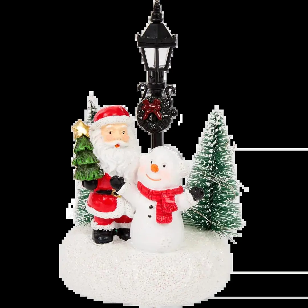 Decorazione natalizia con luce