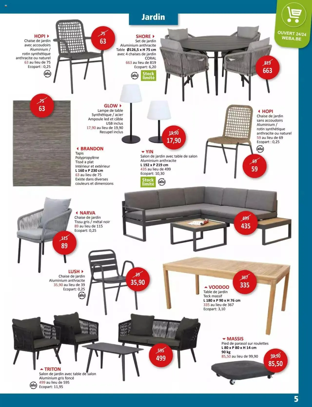 Weba publicité van 16 mei tot 31 december 2024 - folder pagina 5