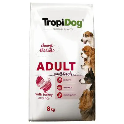 Tropidog Premium Adult Small, dinde et riz