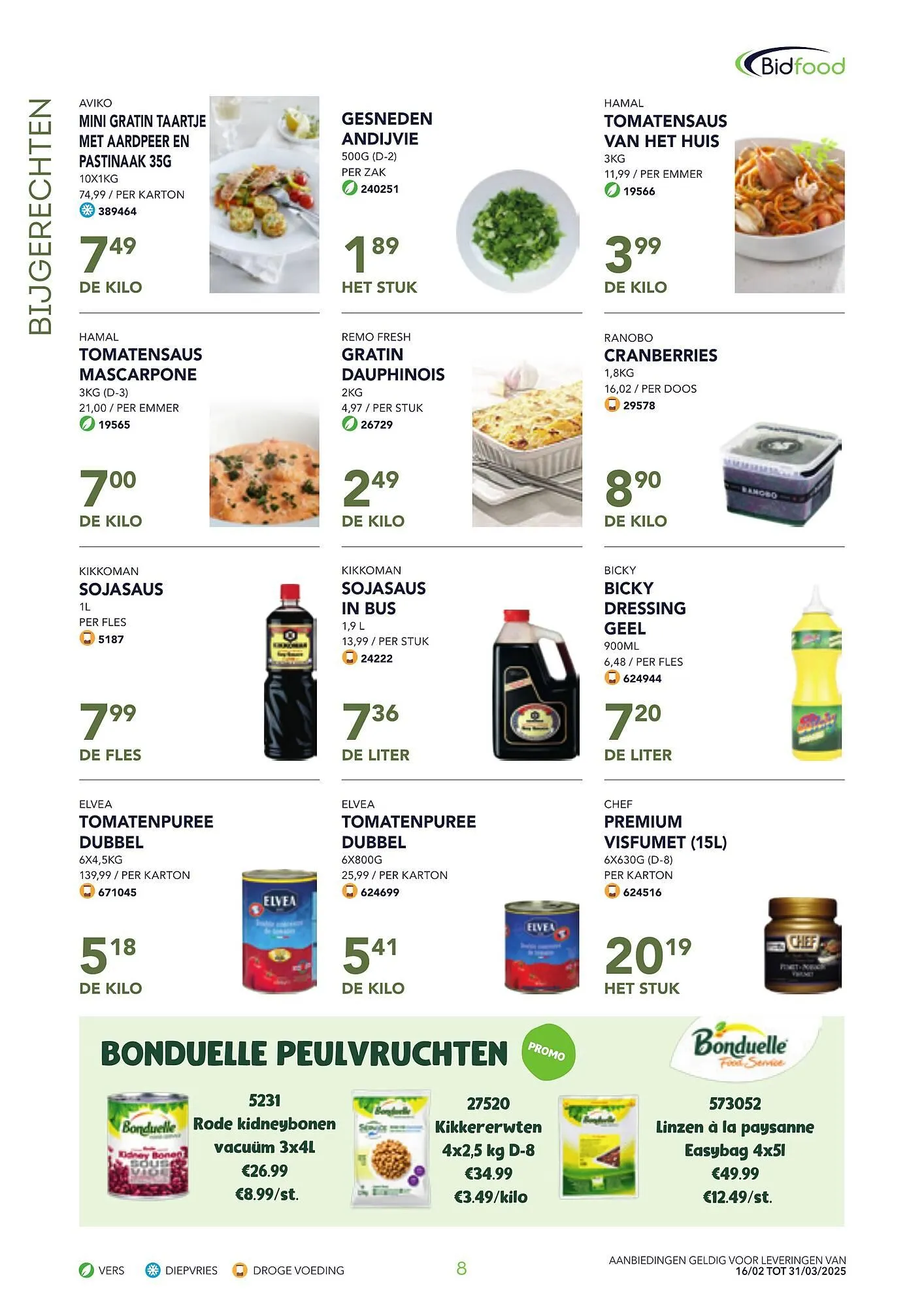 Bidfood folder van 16 februari tot 31 maart 2025 - folder pagina 8