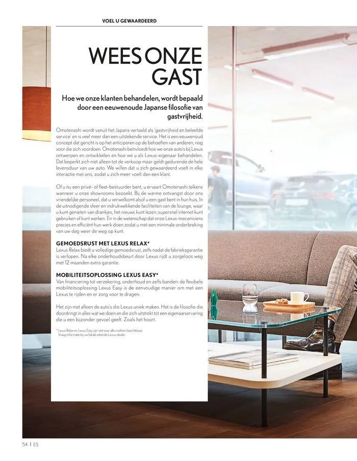LEXUS E.S van 23 november tot 23 november 2024 - folder pagina 54