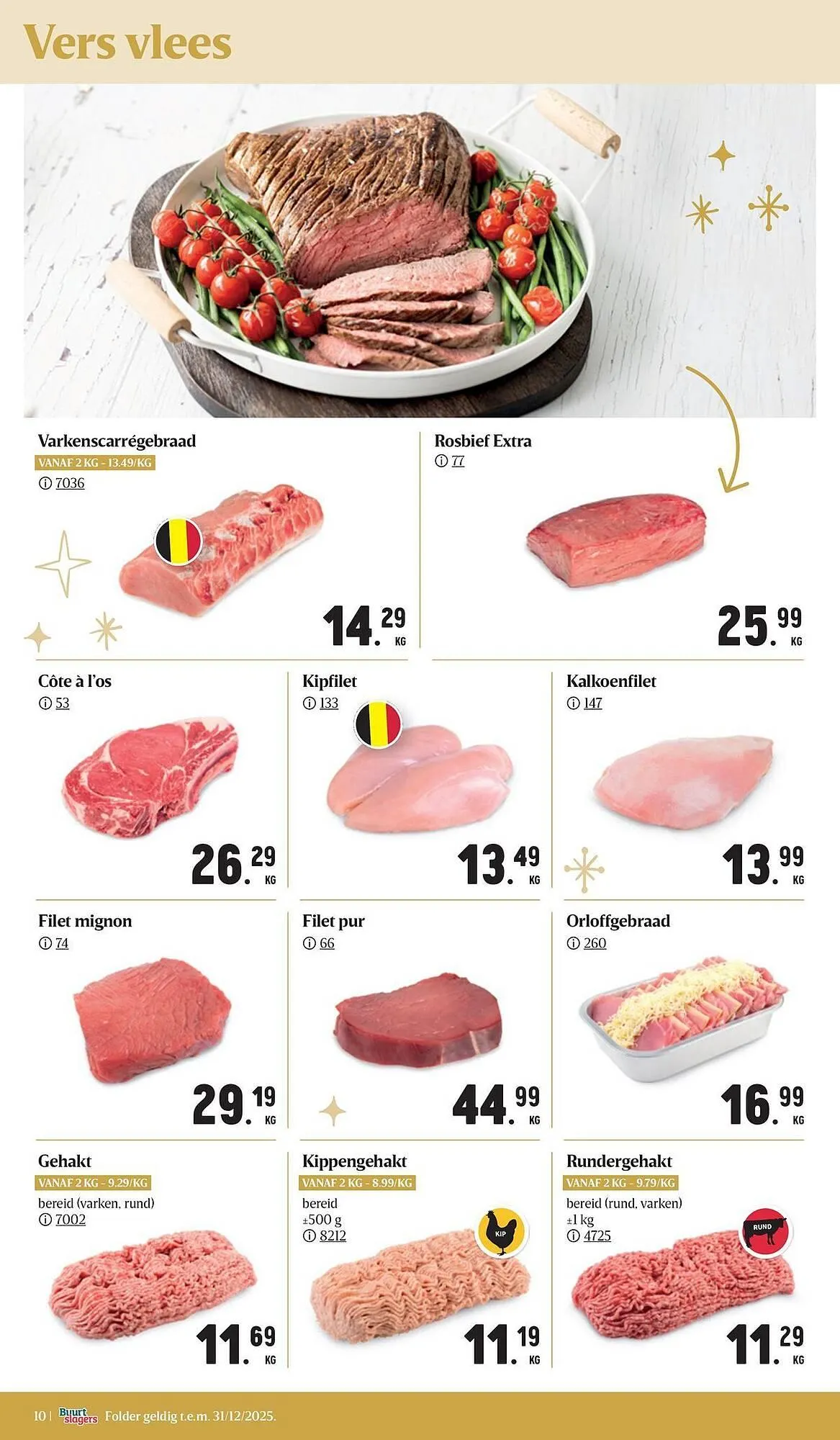 Buurtslagers folder van 2 december tot 31 december 2025 - folder pagina 10