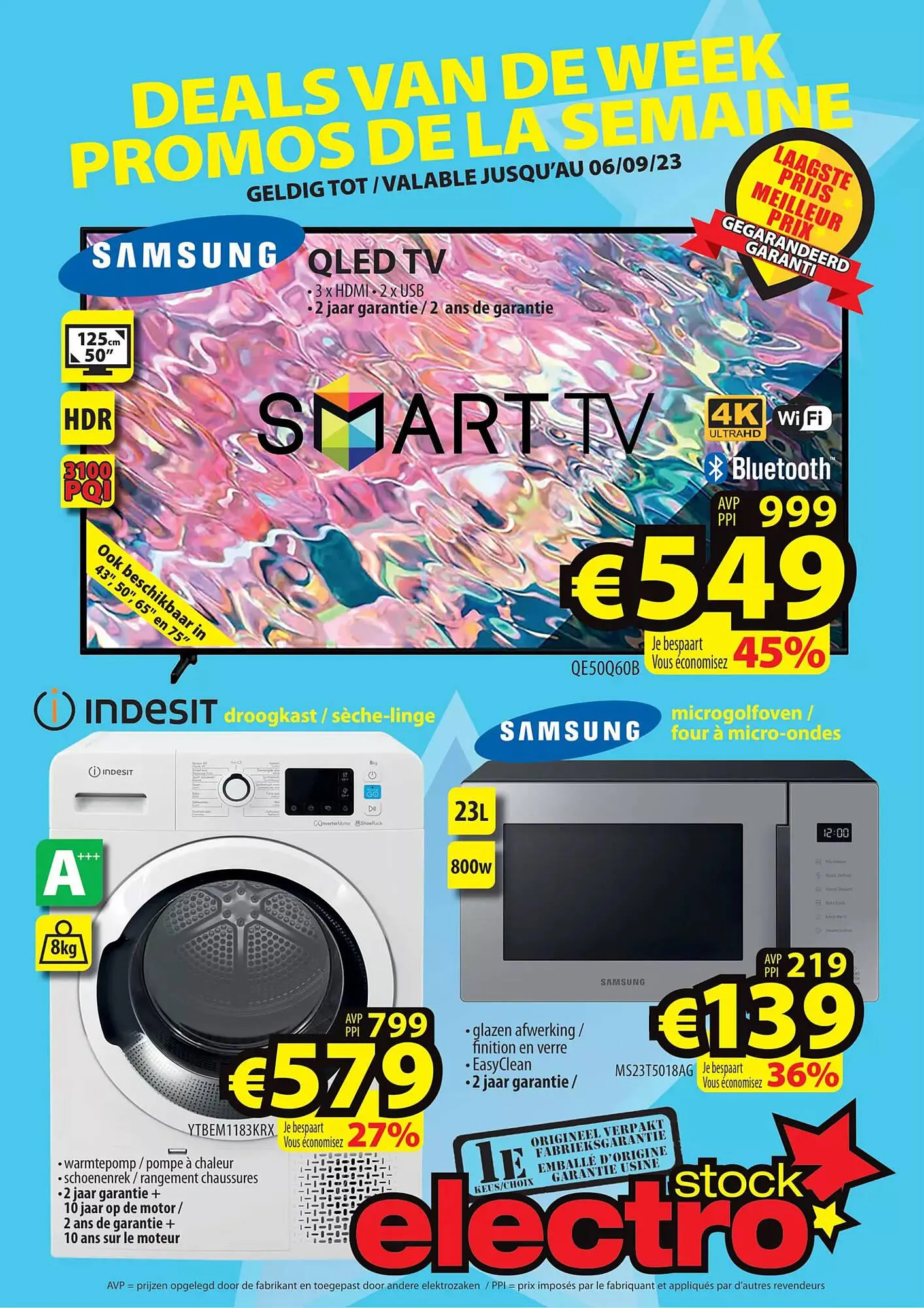 ElectroStock Folder van 1 september tot 1 september 2023 - folder pagina 1