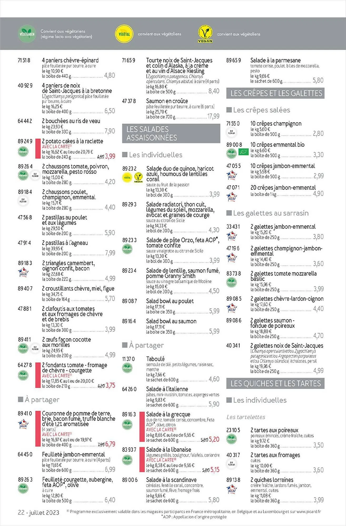 Picard folder van 3 juli tot 30 juli 2023 - folder pagina 22