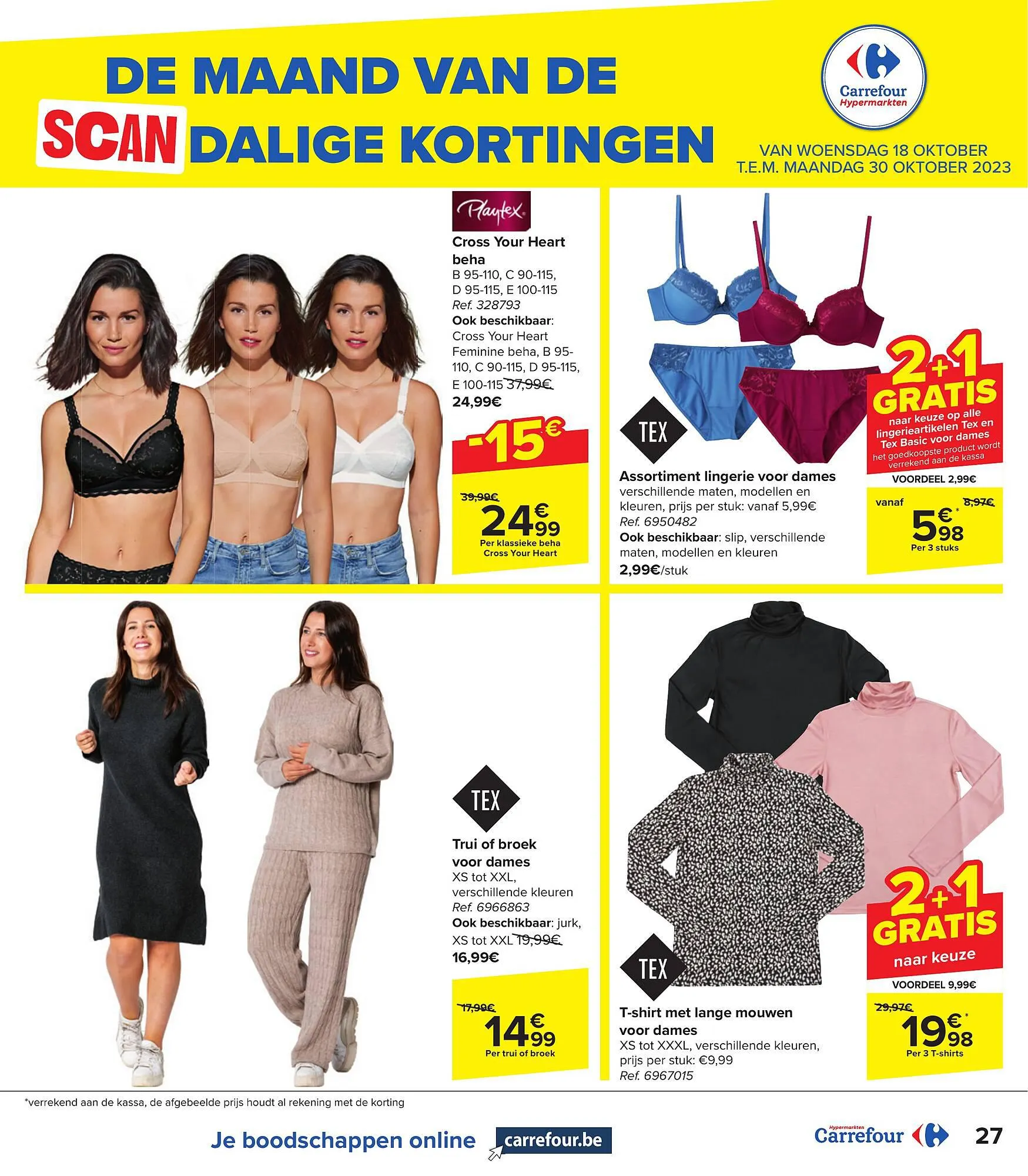 Hyper Carrefour Folder van 19 oktober tot 19 oktober 2023 - folder pagina 23