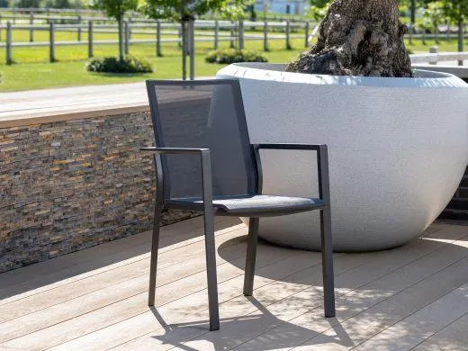 Bernstein Amberg/Mannheim 220cm dining tuinset 7-delig stapelbaar/uitschuifbaar